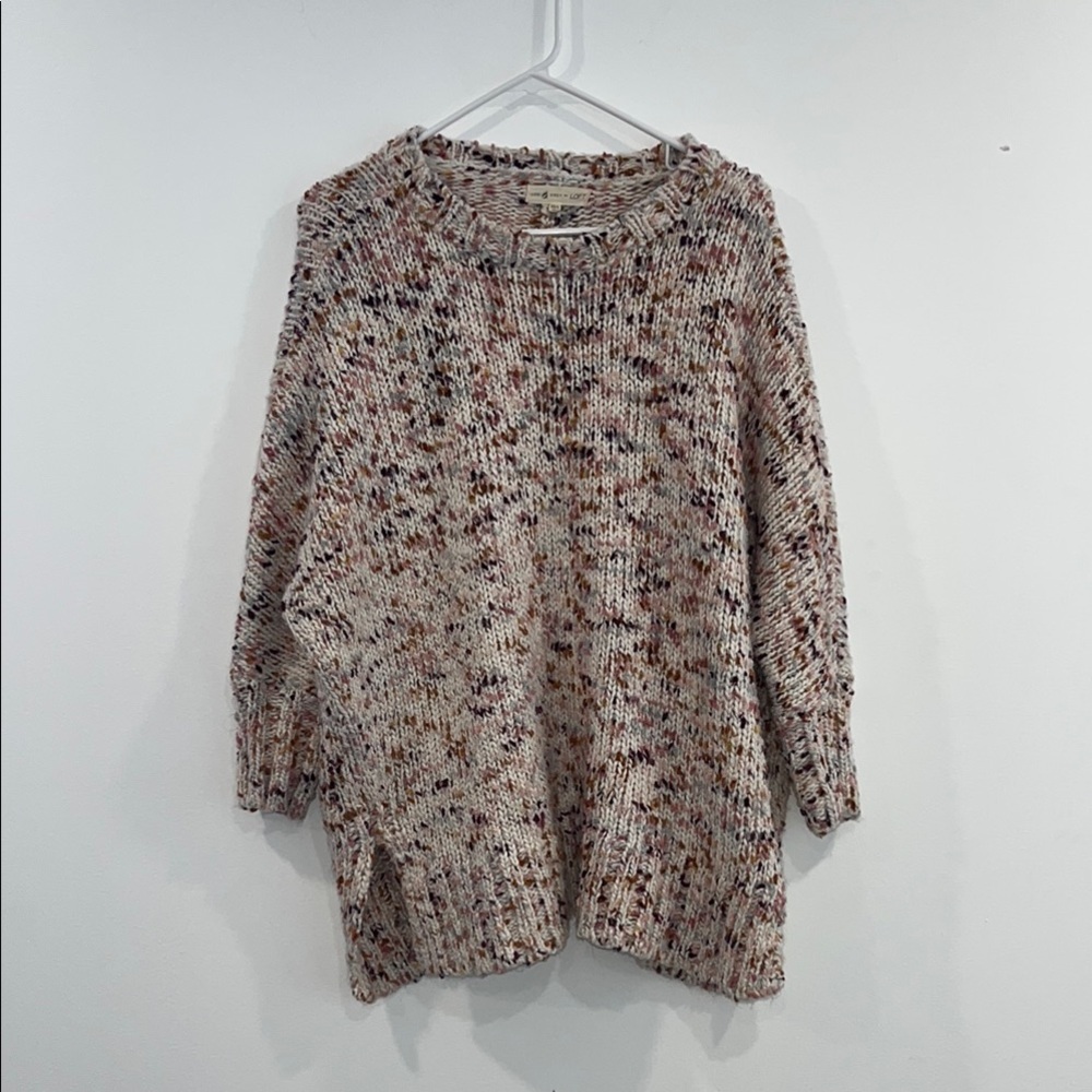 Women's LOFT Multicolor Knit Oversized Sweater